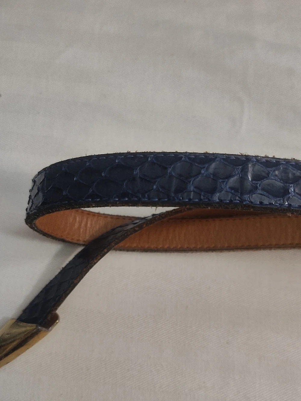 Apple branded leather
